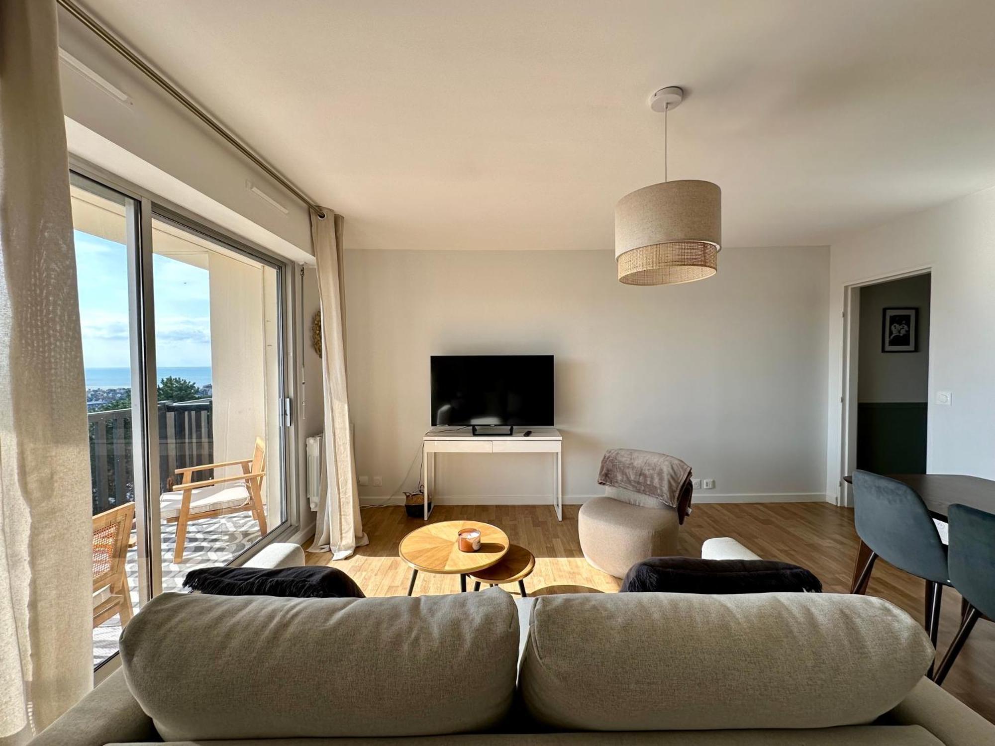 Appartement Terrasse Vue Mer/Campagne Blonville-sur-Mer Exterior foto